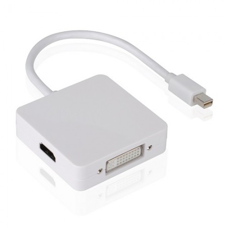 CONVERSOR MINI DISPLAY PORT ->DP+ DVI+HDMI