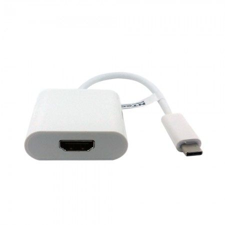 ADP.USB 3.1 C HDMI FEMEA, 4Kx2K 60Hz, BRANCO 
