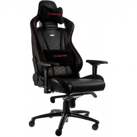 Cadeira noblechairs EPIC PU Leather Preto / Vermelho