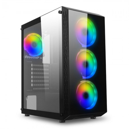 Caixa E-ATX 1Life c: bloom RGB