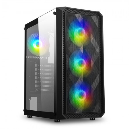 Caixa E-ATX 1Life c: glare RGB