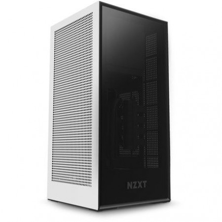 Caixa Mini-ITX NZXT H1 c/ Fonte 650W Branco Vidro