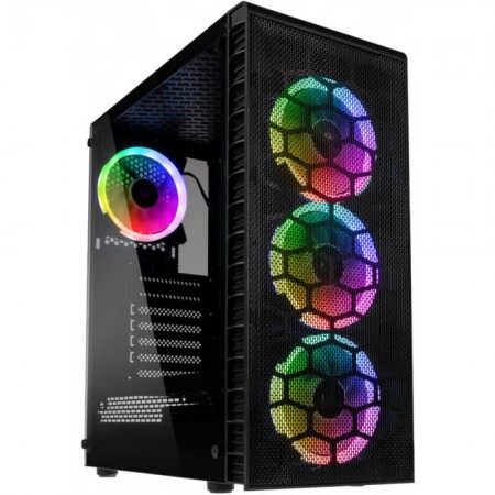 Caixa ATX Kolink Observatory Lite Mesh RGB Vidro