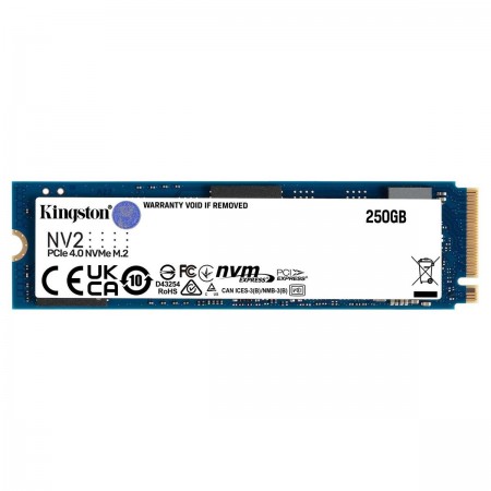 Disco SSD M.2 2280 Kingston NV2 250GB 3D QLC NVMe PCIe 4.0