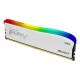 Memória RAM Kingston Fury Beast RGB SE 8GB DDR4 3600MHz CL17 Branca