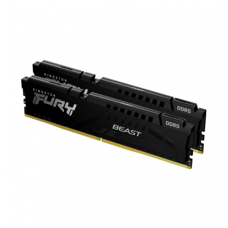 DDR5 KINGSTON 64GB 5200MHZ CL40 2X32GB FURY BEAST BLACK