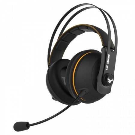 Headset Asus TUF Gaming H7 Wireless Preto/Amarelo