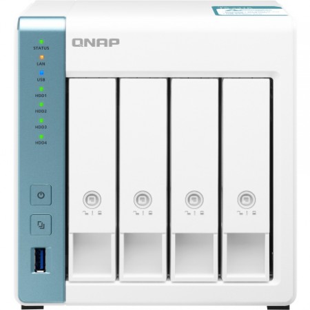 NAS QNAP TS-431K 4 BAÍAS SATA QUAD CORE 1.7GHZ