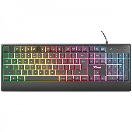 TECLADO TRUST GAMING RAINBOW ZIVA LED