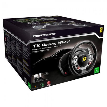 Volante e Pedais Thrustmaster TX Ferrari 458 Itália Edition Racing - XboxONE/PC
