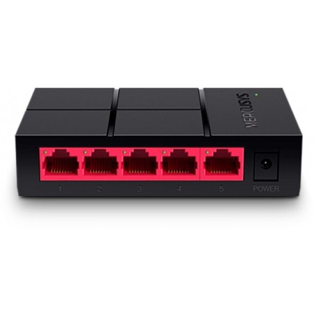 Switch SOHO Mercusys MS105G Mini 5 Portas 10/100/1000 Mbps UnManaged Plug and Play