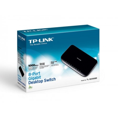SWITCH TP-LINK 8P SG1008D 10/100/1000 Mbps