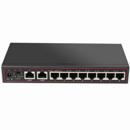 SWITCH POE DIEWU TXE-098 10P 100MBPS POE 96W 