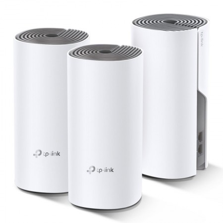 Router TP-Link AC1200 Whole-Home Mesh Wi-Fi Dual-Band 867 Mbps - Deco E4 (Pack3)